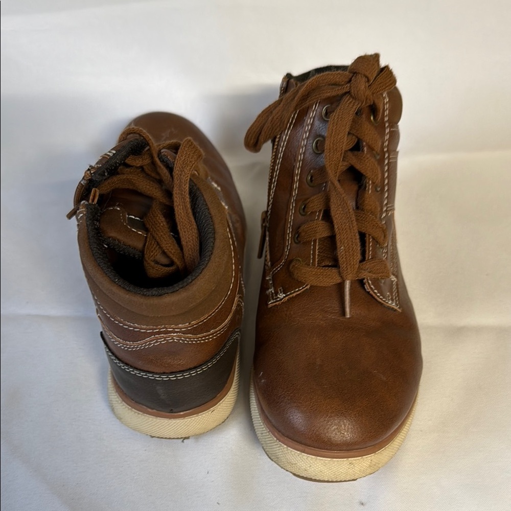 Sonoma Brown Kids Lace-Up Boots